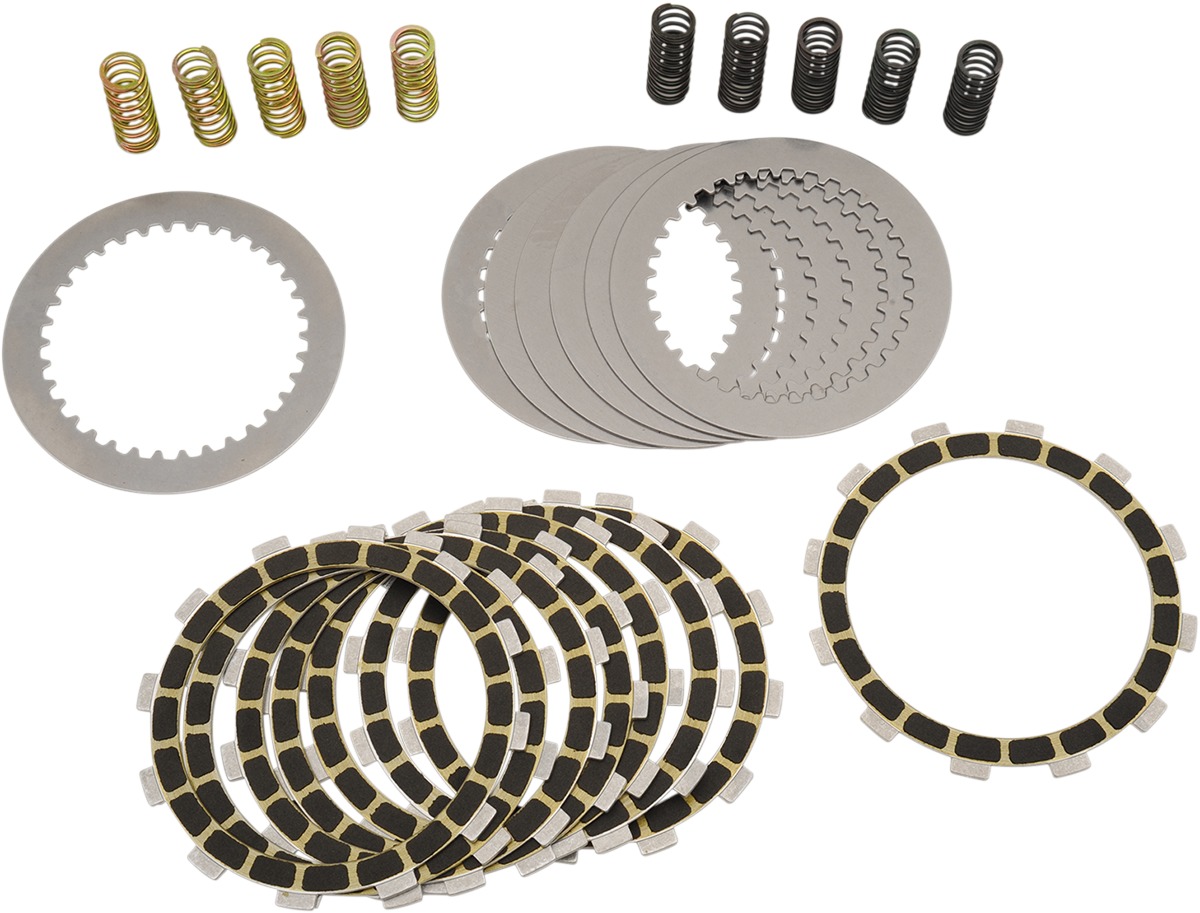 Dirt Digger Carbon Fiber Complete Clutch Kit - For 04-12 Kawasaki KX250F & 04-05 Suzuki RMZ250 - Click Image to Close