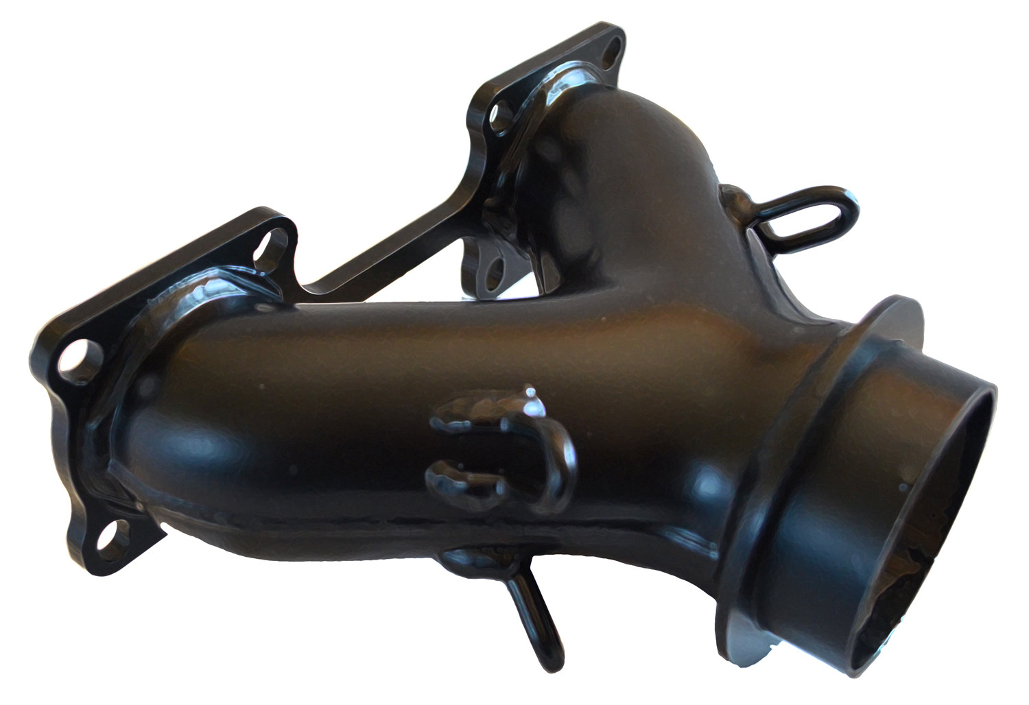 Snowmobile Exhaust Y-Pipe - For 07-09 Arctic cat F8/M8/Crossfire 8 - Click Image to Close