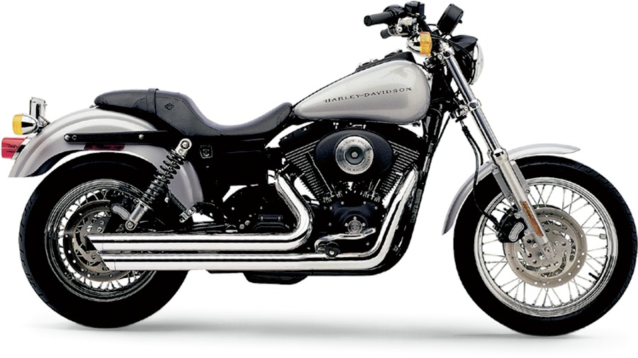 Speedster Slashdown Chrome Full Exhaust - For 12-17 Harley Dyna - Click Image to Close