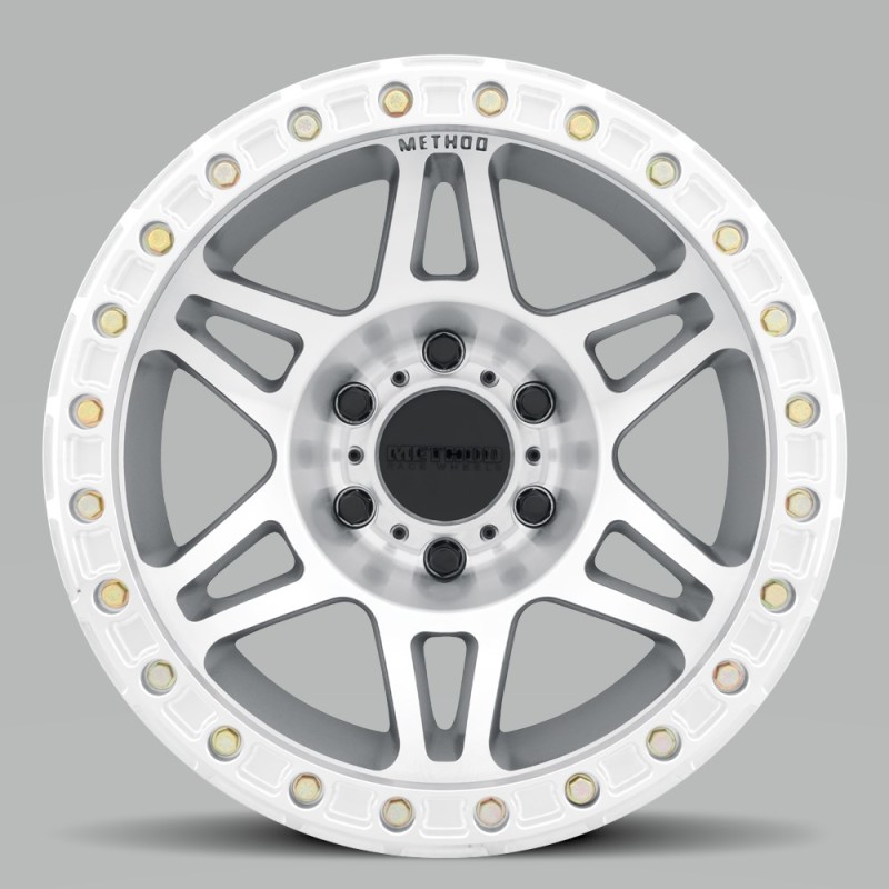 MR106 Beadlock 17x9 -44mm Offset 6x5.5 108mm CB Machined/Clear Coat - Click Image to Close