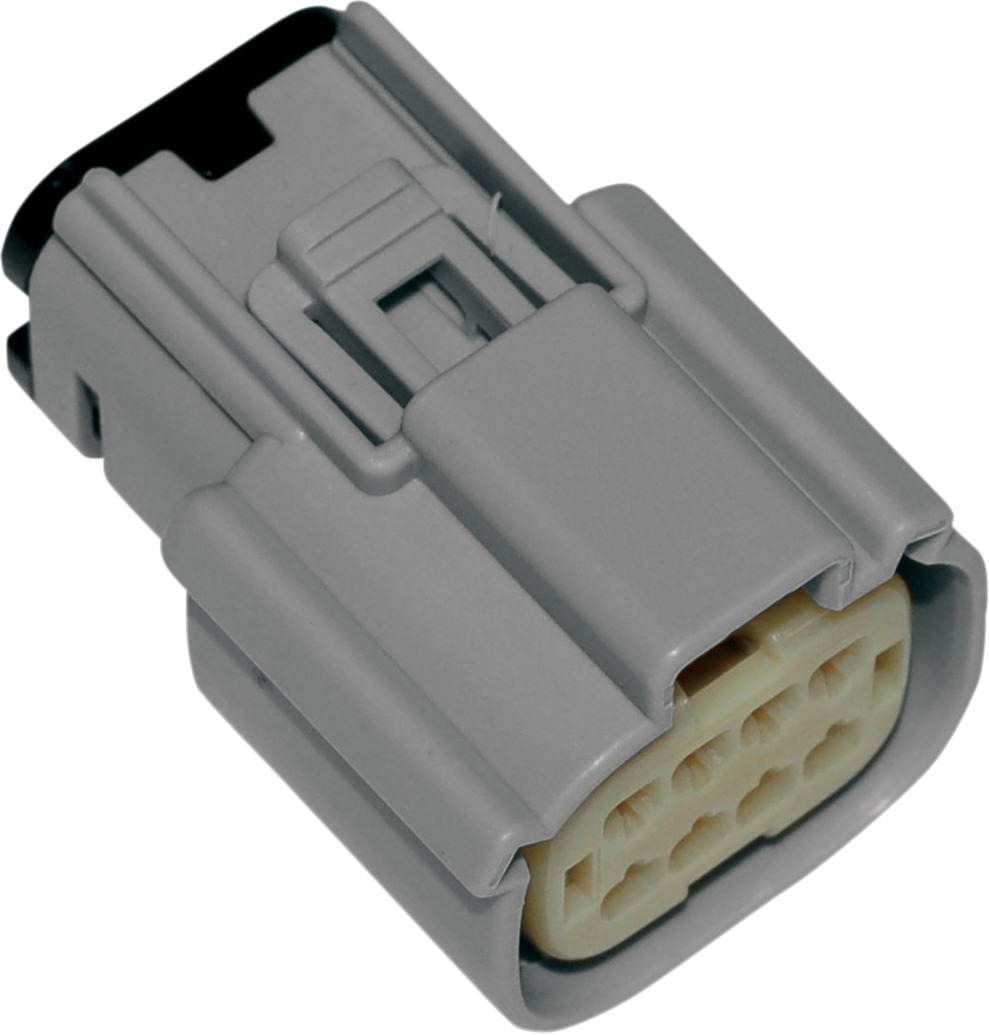 Molex 8-Position Female Connector - Molex 8-Pos Fem Conn Gry - Click Image to Close