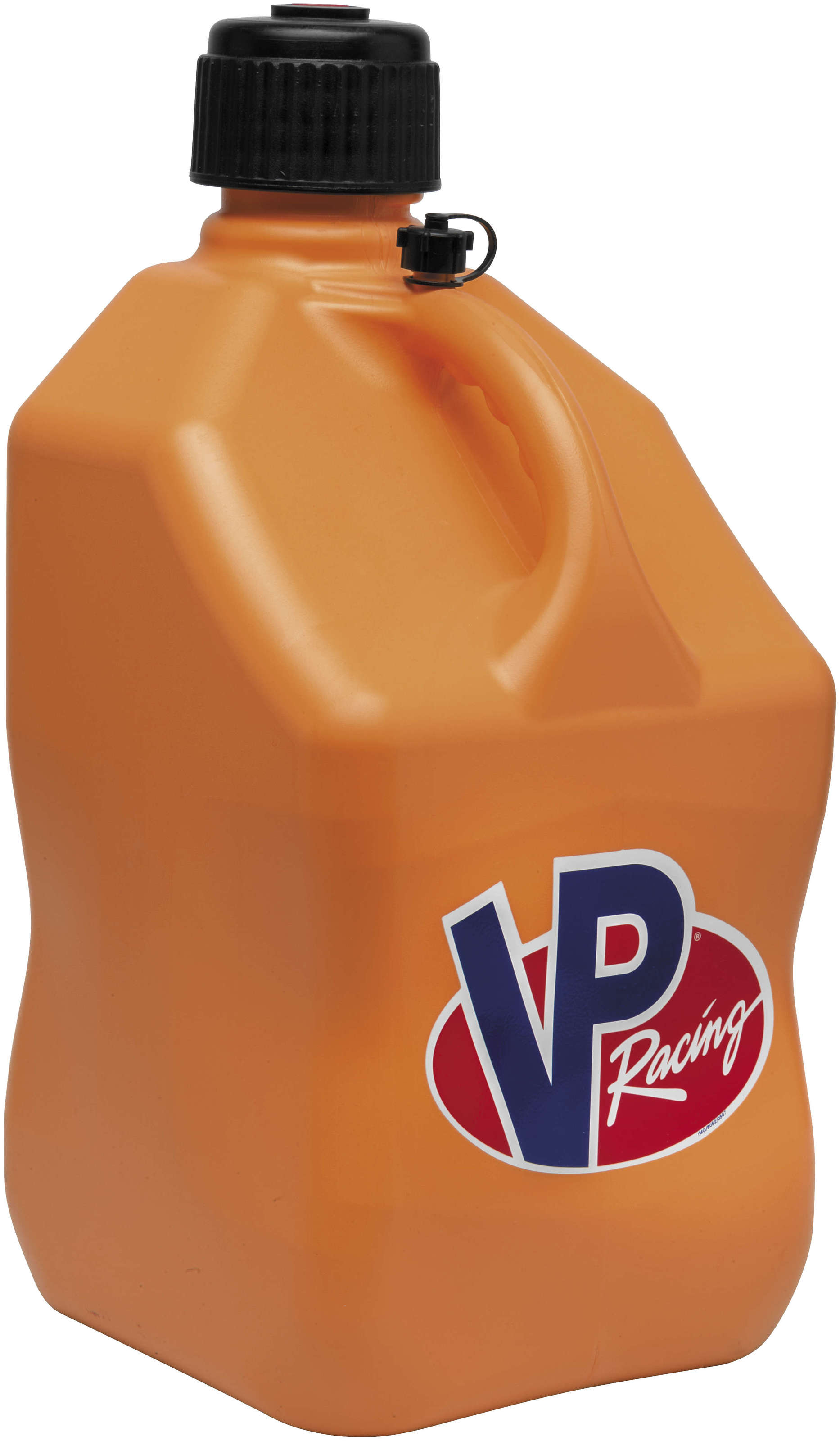 VP Racing 5.5 Gallon Orange Motorsports Fluid Container with Black Top - Click Image to Close