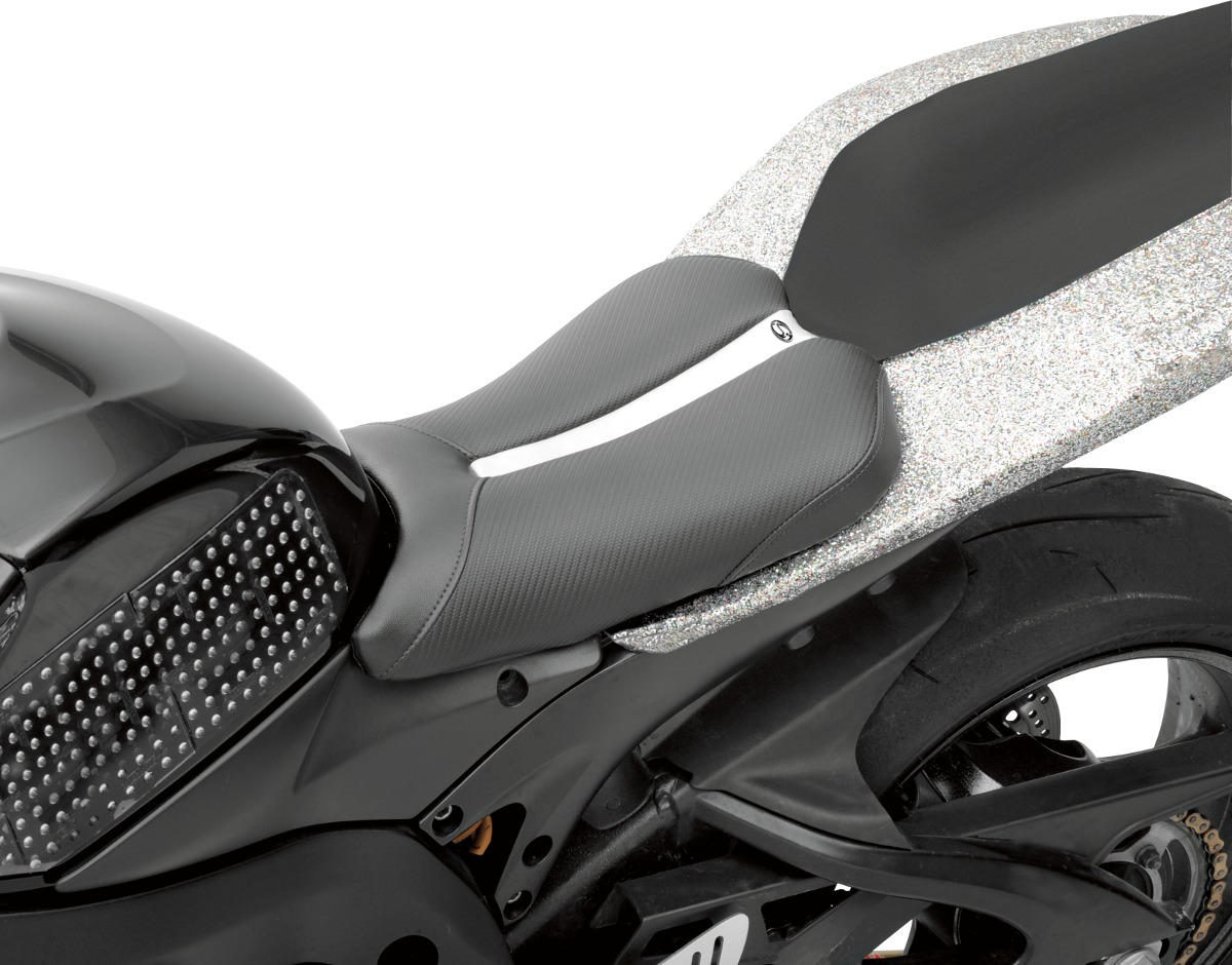 Track Plain Solo Seat Black Gel - For 06-07 Suzuki GSXR600 GSXR750 - Click Image to Close