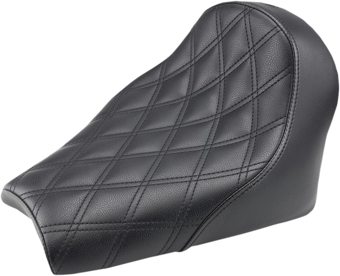 Renegade Lattice Solo Seat Black Gel - For 18-19 Indian Scout Bobber - Click Image to Close