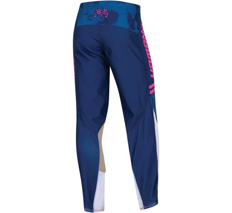 23 Arkon Trials Pant Blue/White/Magenta Womens - 6 Regular - Click Image to Close