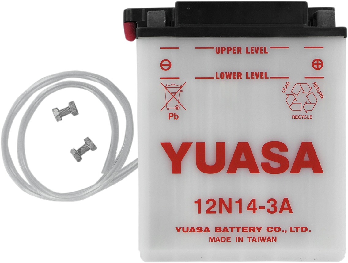 Conventional Batteries - 12N14-3A Yuasa Battery - Click Image to Close