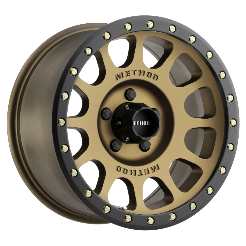 MR305 NV 17x8.5 0mm Offset 5x5 94mm CB Bronze/Black Street Loc Wheel - Click Image to Close