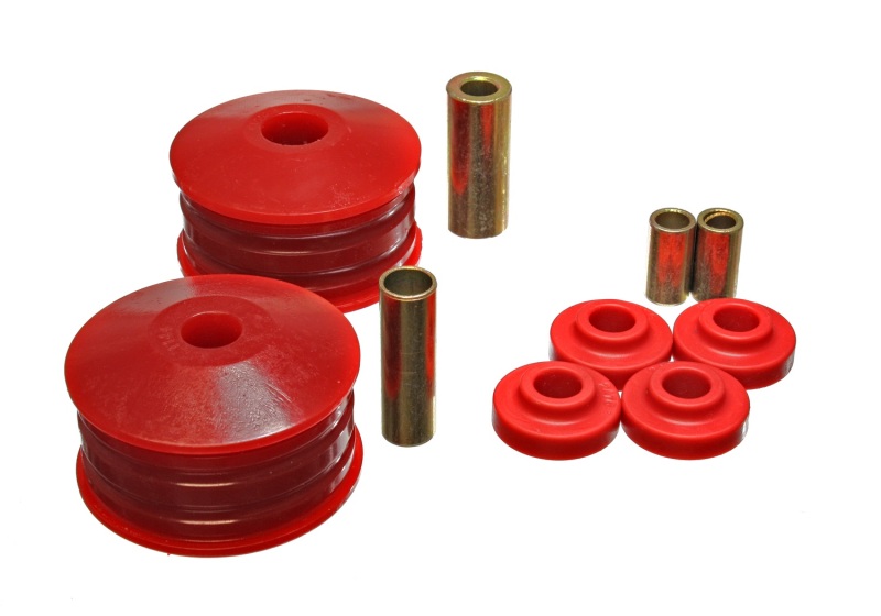 Red Motor Mount Replacement Bushings for V6 (2 tourqu - For 06-07 Mitsubishi Eclipse FWD - Click Image to Close