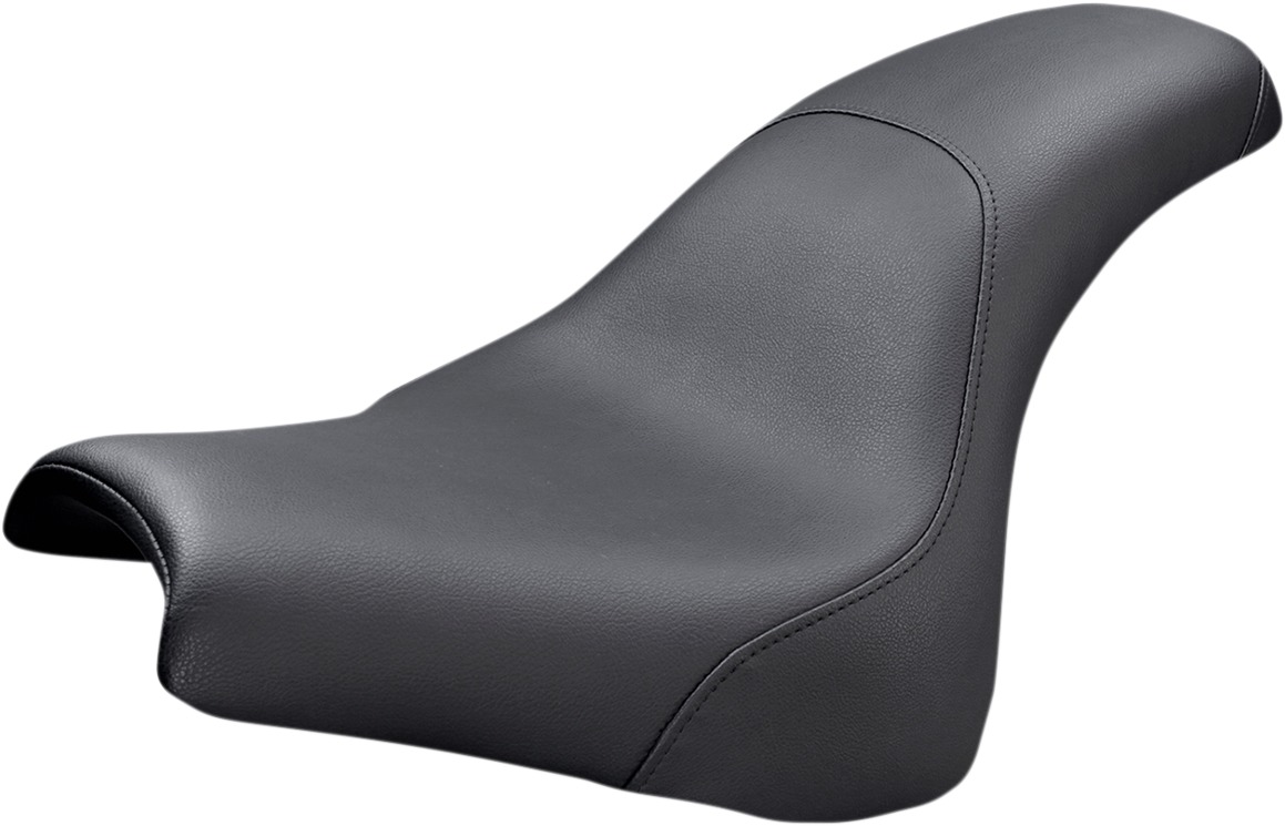 Profiler Smooth 2-Up Seat Black Gel Low - For 18-20 Harley FXFB/S - Click Image to Close