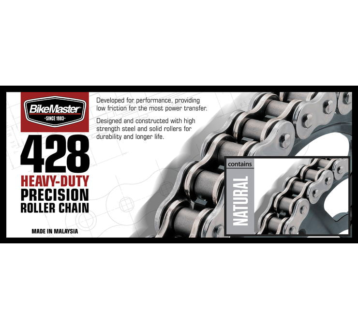 BikeMaster 428Hx132 Heavy Duty Chain - 132 Links - Click Image to Close