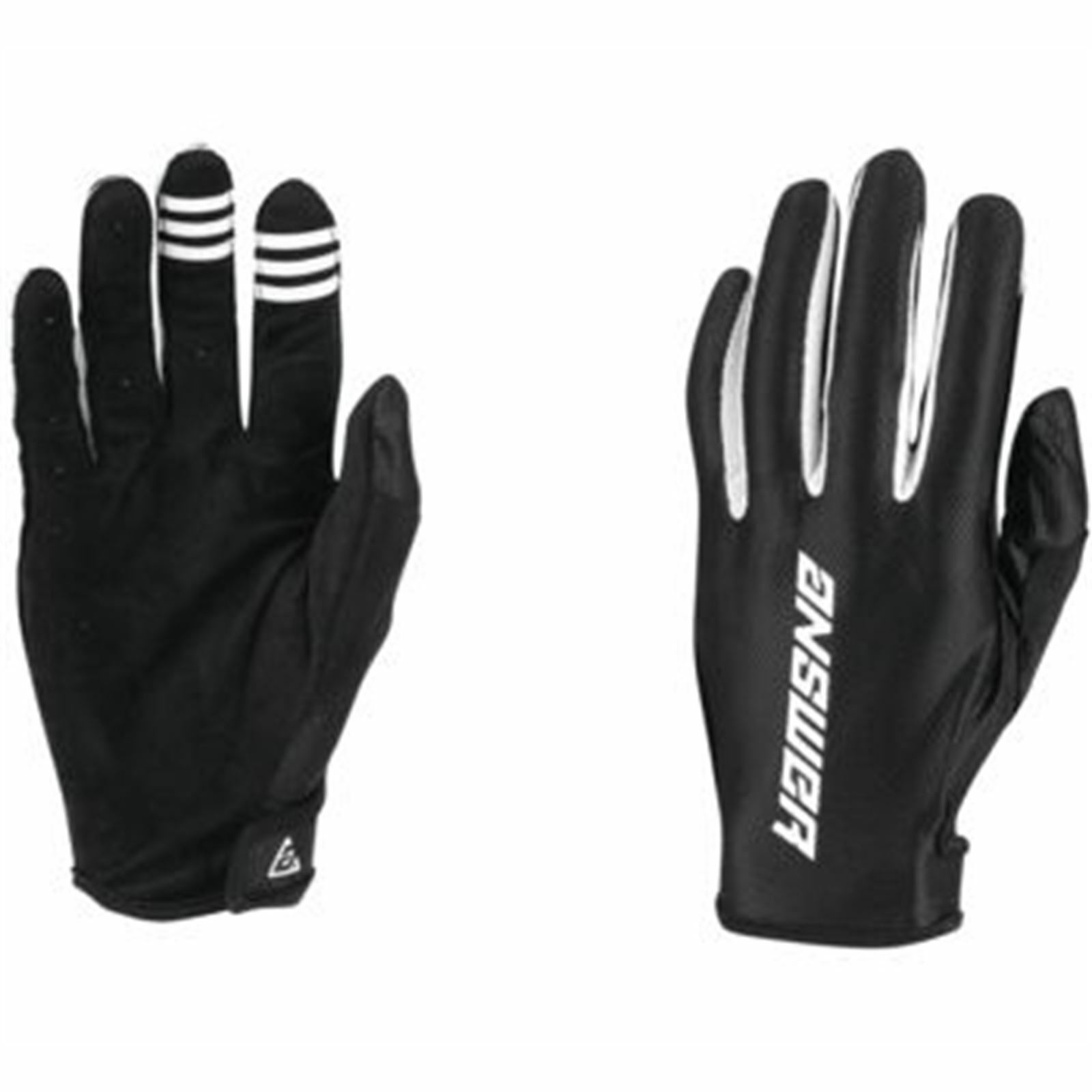 Answer Ascent Glove Black/White - 2XL - Click Image to Close