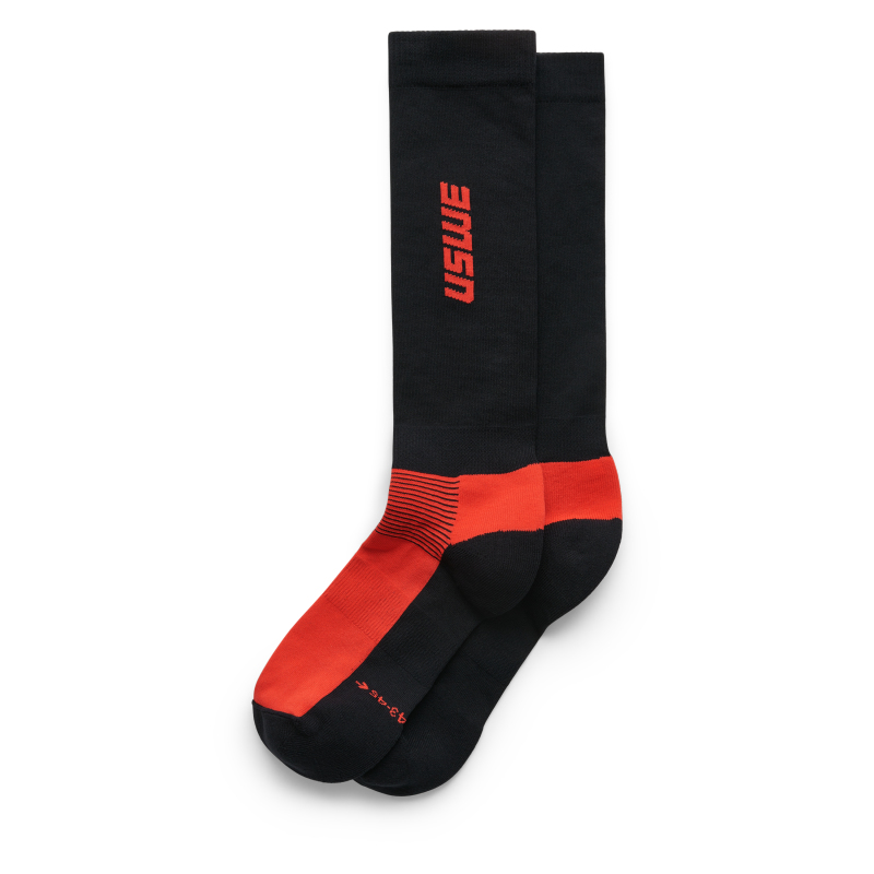 USWE Rapp Moto Sock Flame Red - Size 40/42 - Click Image to Close