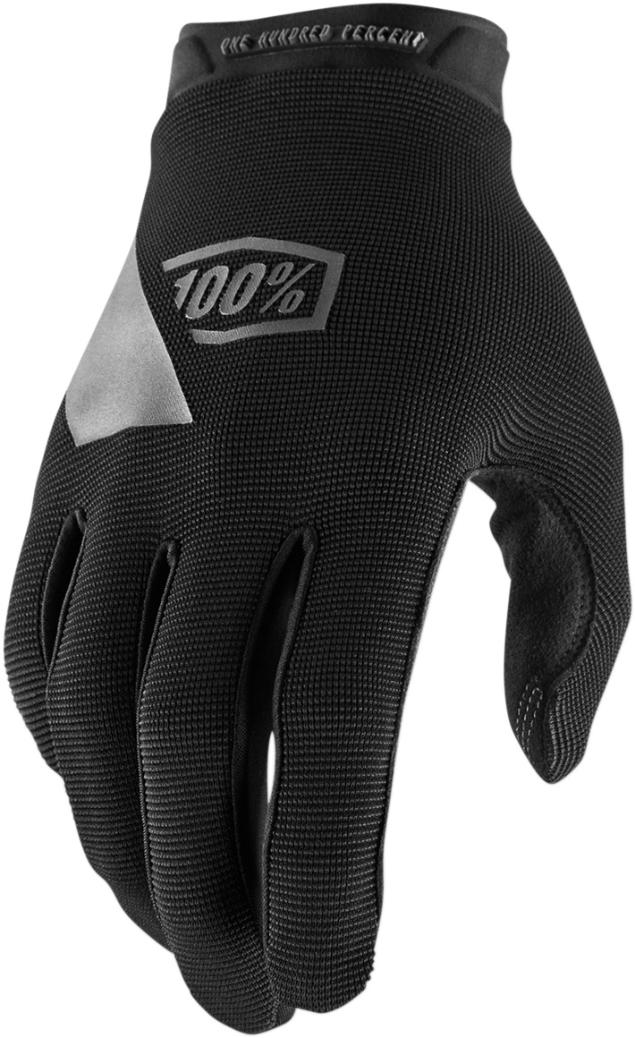 100% Youth Ridecamp Off-Road Gloves - Black, Youth Small - Click Image to Close