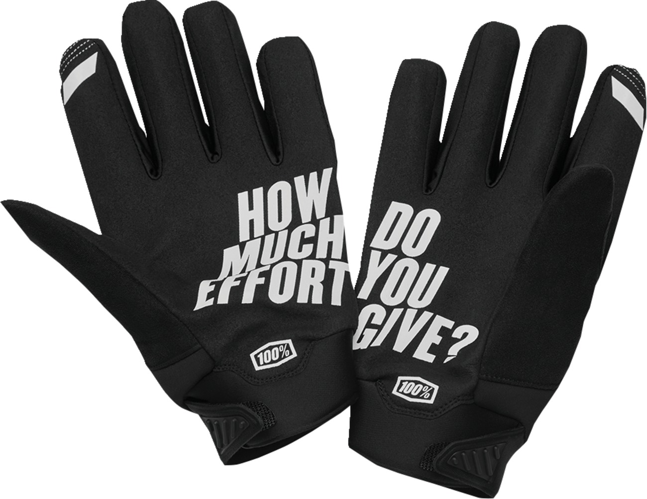 100% Men's Brisker Cold-Weather Gloves Black XL for Off-Road/ATV/Motocross - Click Image to Close