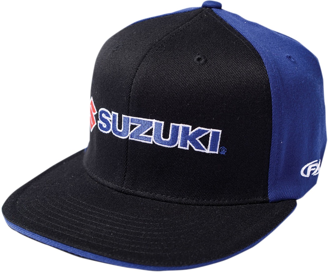 Men's Suzuki Team Hat - Suzuki Team Hat Blkblu L/Xl - Click Image to Close