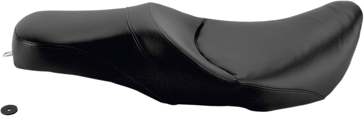 Pro Tour Plain 2-Up Seat Black Gel Low - For 97-07 Harley FLHR 06-07 FLHX - Click Image to Close