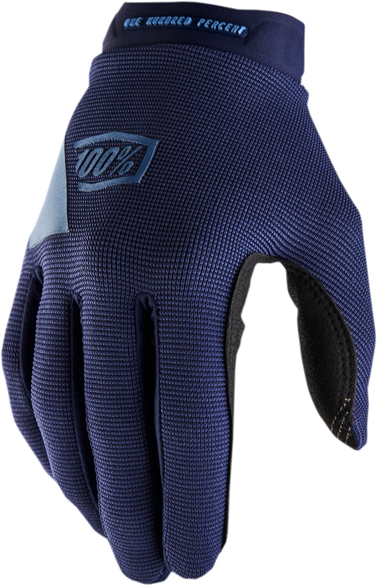 100% Women's Ridecamp Gloves - Navy/Slate, XL - Click Image to Close