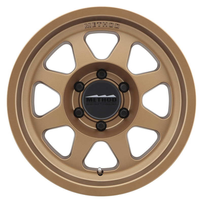 MR701 17x8.5 0mm Offset 6x5.5 106.25mm CB Method Bronze Wheel - Click Image to Close