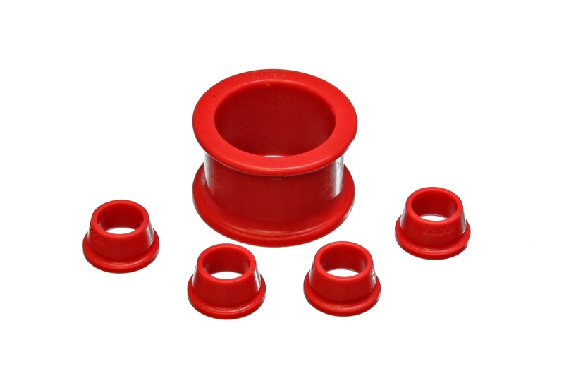 96-00 Honda Civic/CRX / 99-00 Honda Civic Si Red Power Steering Rack Bushing Set - Click Image to Close