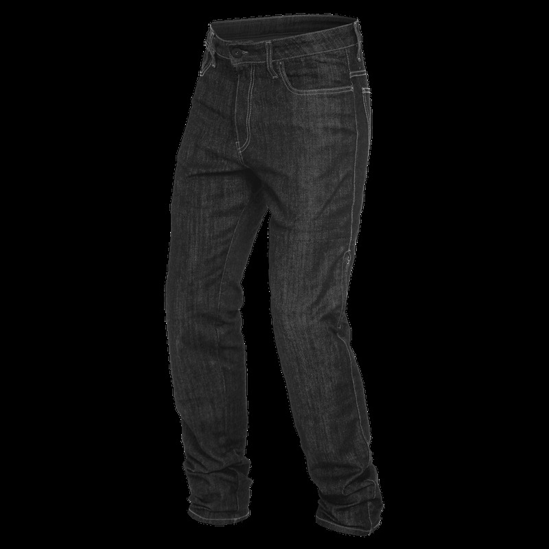 Dainese Denim Regular Textile Pants Black Size 38 - Click Image to Close