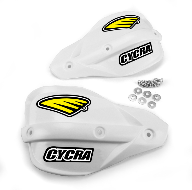 Enduro Handshield White - Click Image to Close