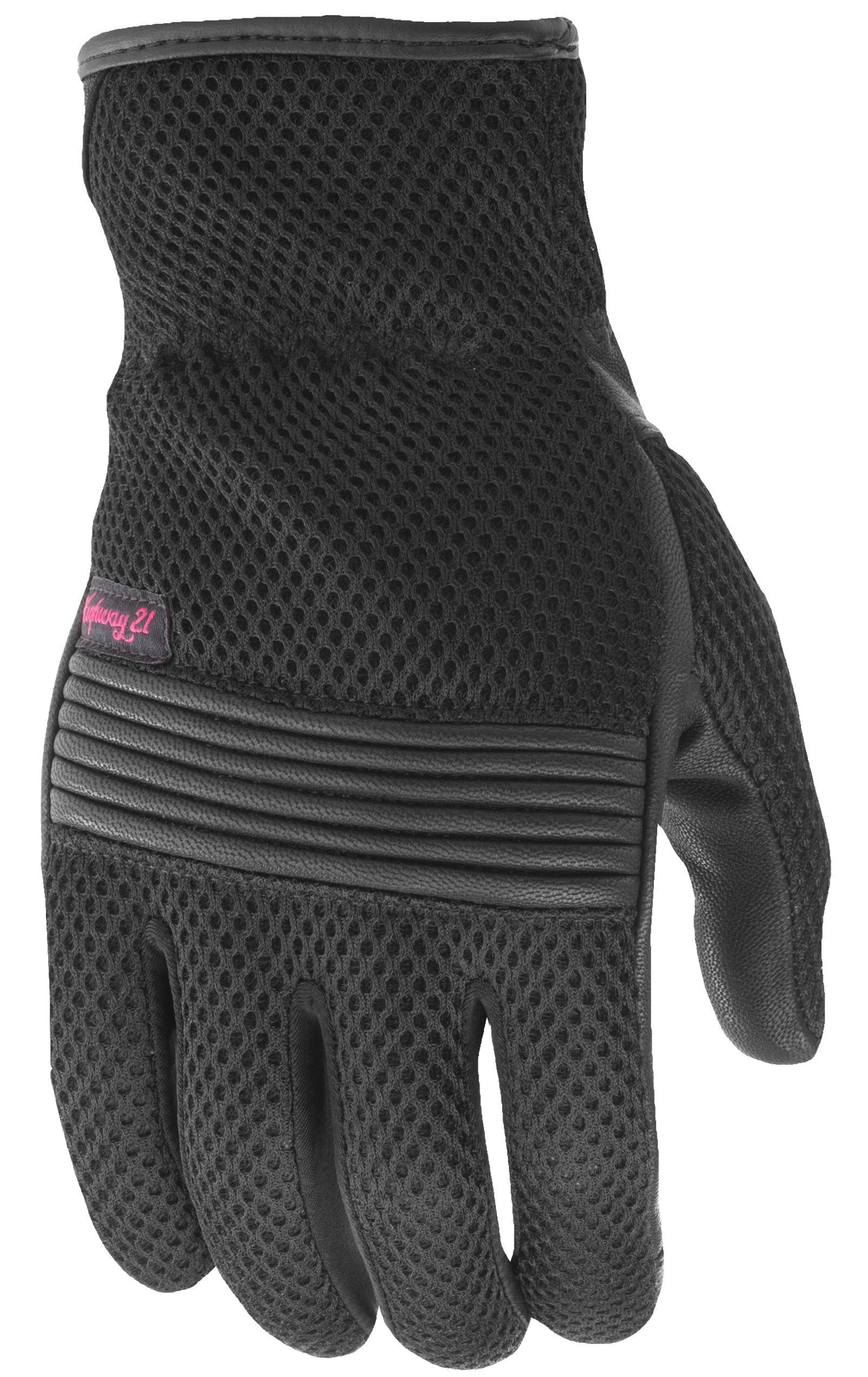 Women's Turbine Riding Gloves Black Large - Click Image to Close