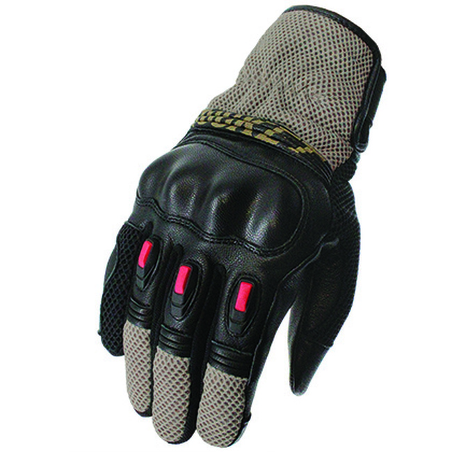 Joe Rocket Seeker Gloves 2X Black/Sand - Men's Seeker Gloves by Joe Rocket - Click Image to Close