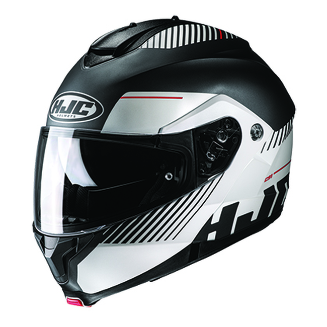 HJC C91 Modular Helmet - XL, MC5SF - Modular Helmet XL MC5SF, D.O.T Approved - Click Image to Close