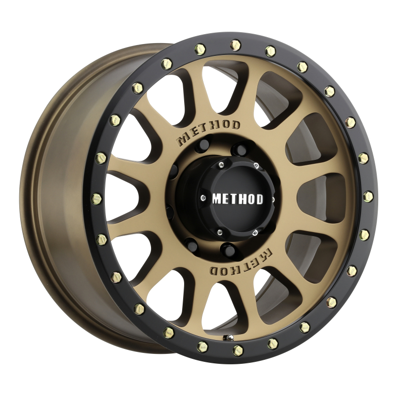 MR305 NV 17x8.5 0mm Offset 8x6.5 130.81mm CB Bronze/Black Street Loc Wheel - Click Image to Close