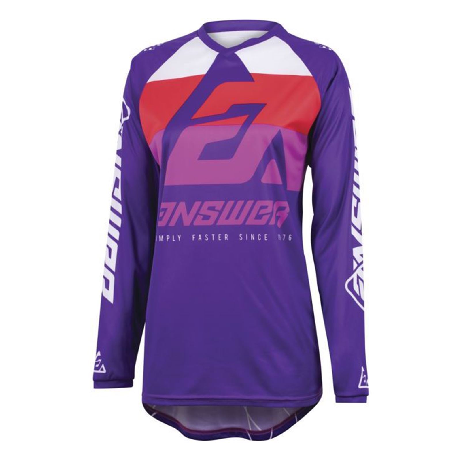 23 Syncron CC Jersey Purple/White/Red Womens - 2XL - Click Image to Close