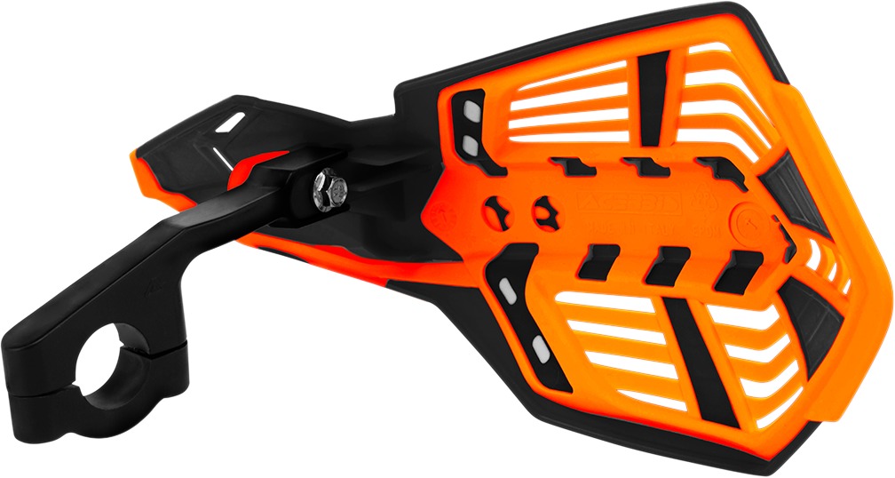 Acerbis X-Future Handguards Black/16 Orange - Click Image to Close