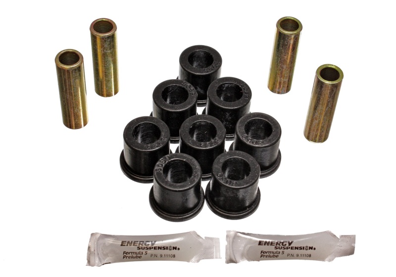 Control Arm Bushing Set; Black; Rear; Performance Polyurethane - Click Image to Close