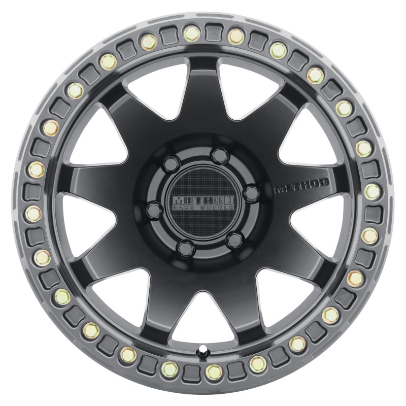 MR108 17x9 -44mm Offset 6x5.5 106.25mm CB Matte Black w/BH-H24125-38 Wheel - Click Image to Close