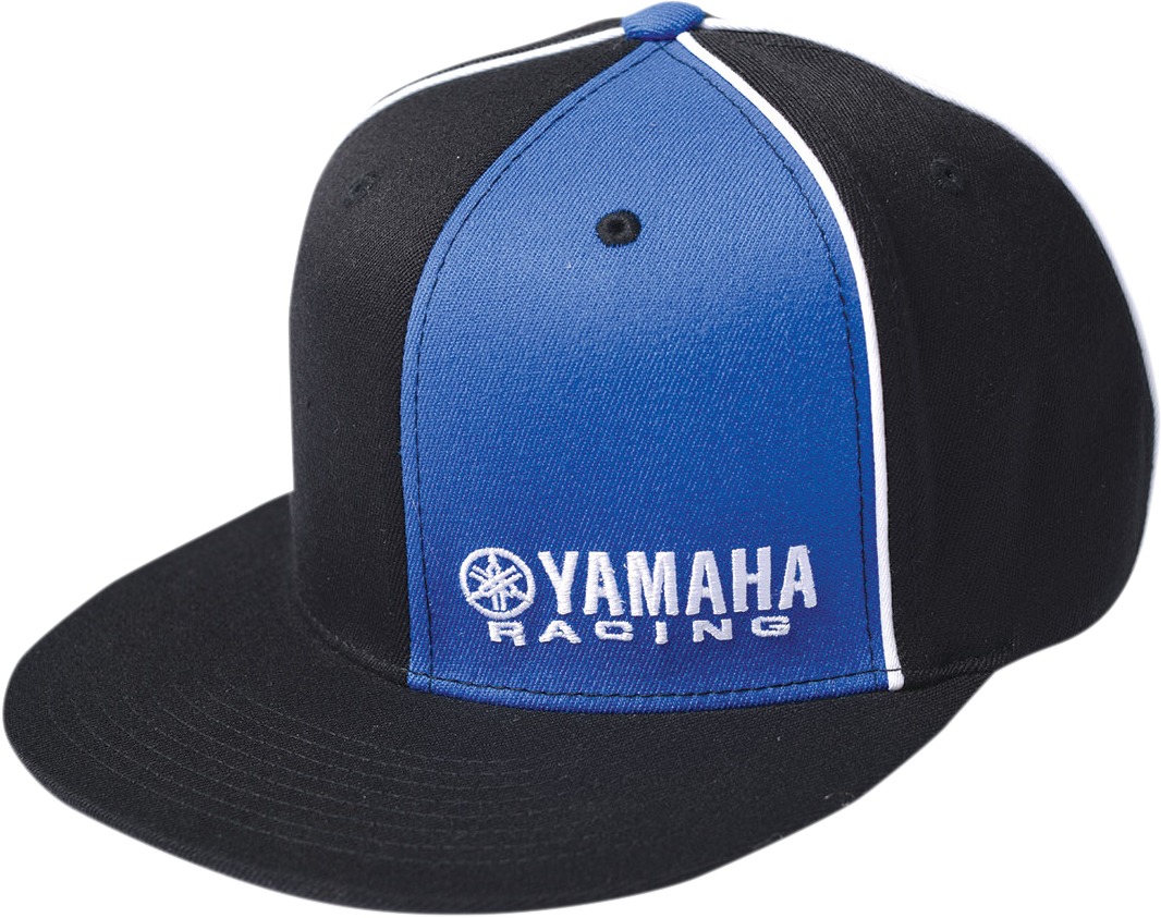 Men's Yamaha Racing Hat - Yamaha Racing Hat Blkblu L/Xl - Click Image to Close