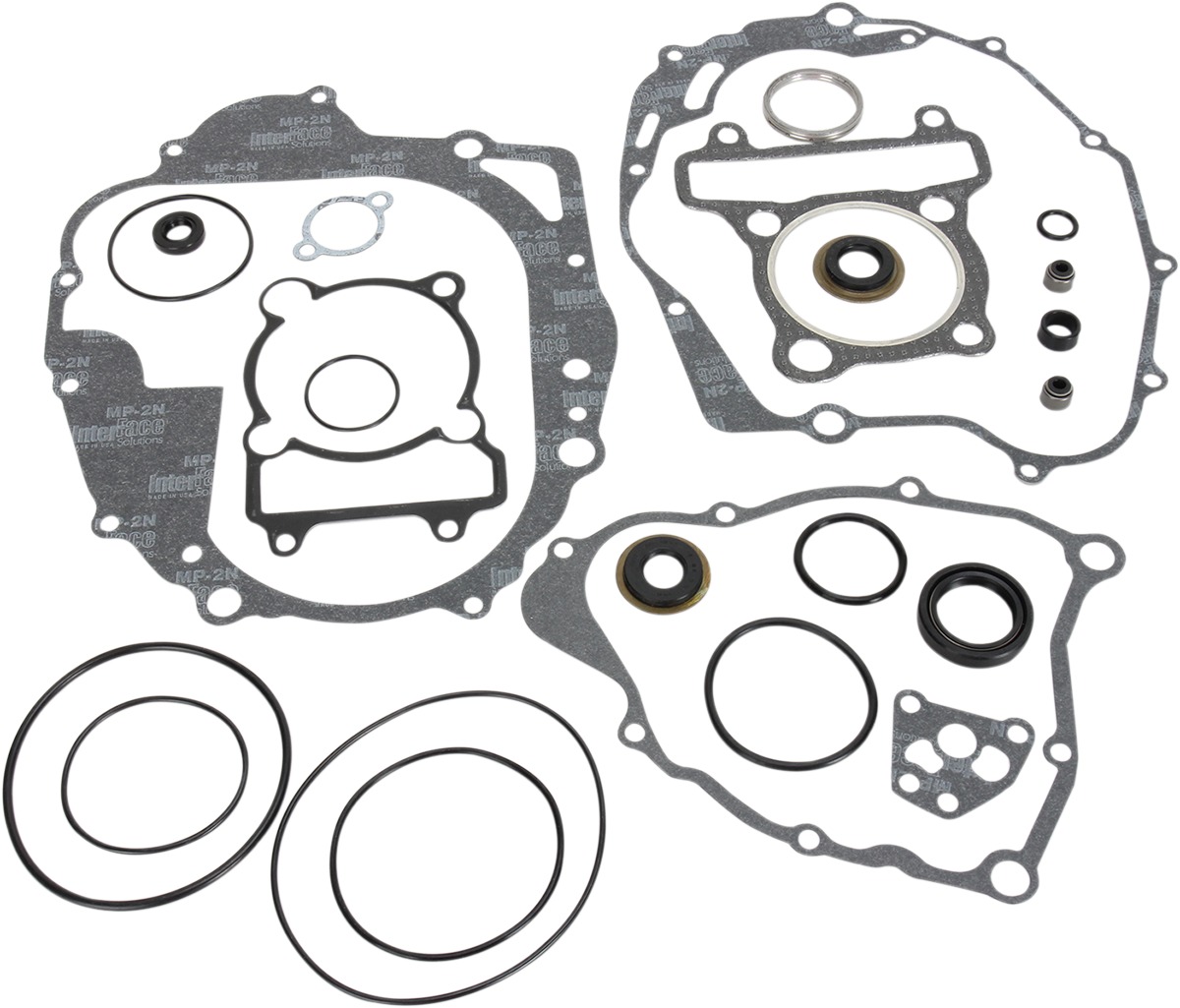 Complete Gasket Kit w/Oil Seals - For Many 89-09 Yamaha A/C 4T ATVs - Click Image to Close