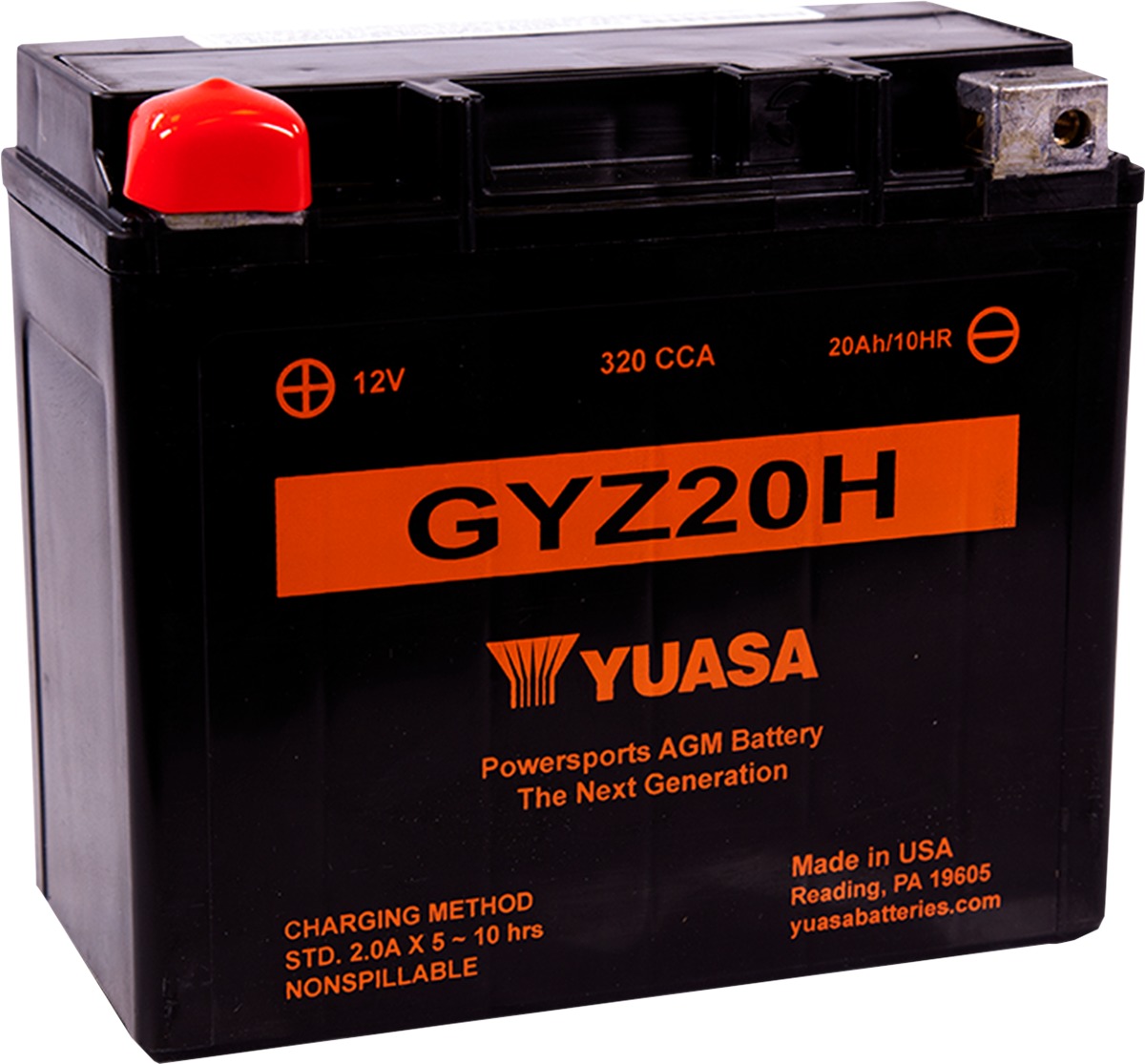 GYZ High-Performance AGM Batteries - Gyz20H Yuasa Battery - Click Image to Close