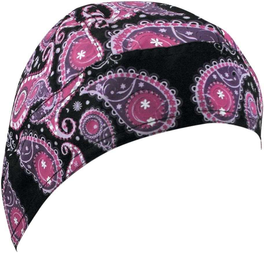 Flydanna Headwraps - Flydanna Purple Paisley - Click Image to Close