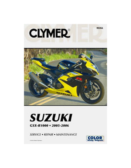 Shop Repair & Service Manual - Soft Cover - For 2005-2006 Suzuki GSXR1000 - Click Image to Close