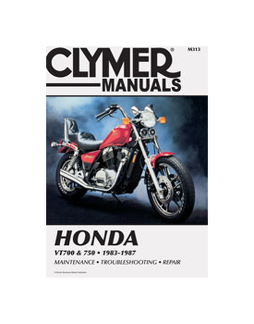 Shop Repair & Service Manual - Soft Cover - For 1983 Honda VT750C Shadow - Click Image to Close