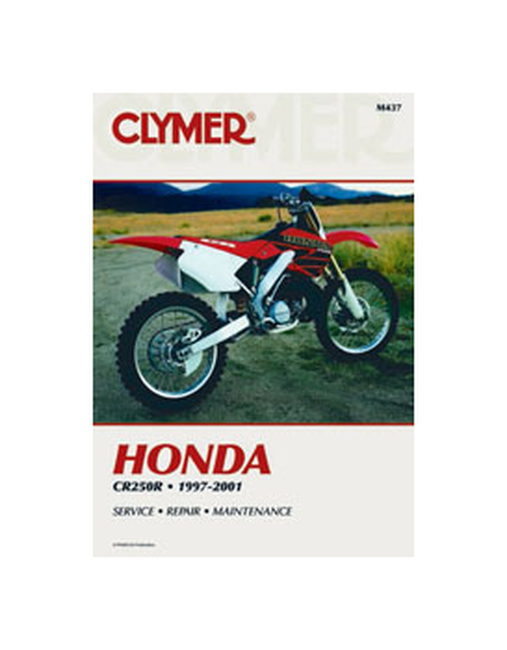 Shop Repair & Service Manual - Soft Cover - For 1997-2001 Honda CR250R - Click Image to Close