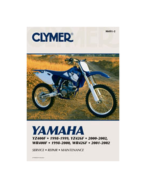 Shop Repair & Service Manual - Soft Cover - For 98-02 YX/WR 400-426 - Click Image to Close