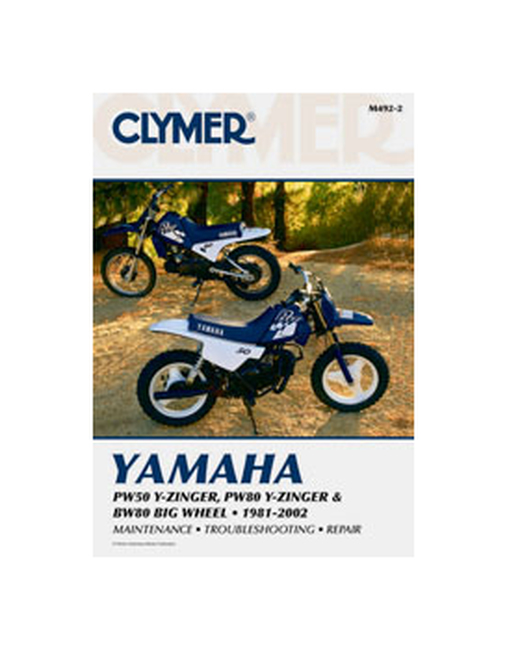 Shop Repair & Service Manual - Soft Cover - For 81-02 Yamaha PW50 & 83-02 Yamaha PW80 - Click Image to Close