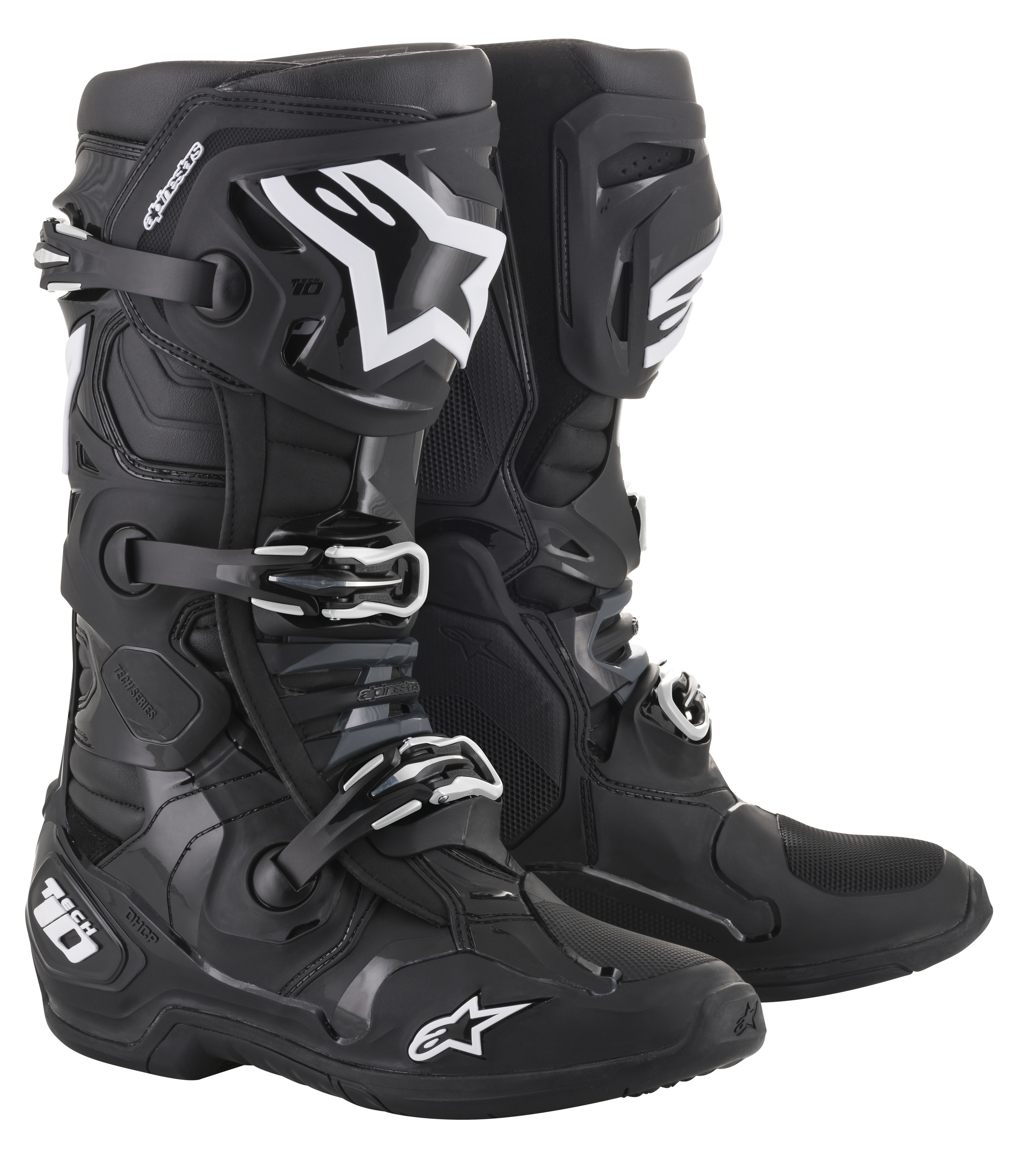 Tech 10 Boots Black US 10 - Click Image to Close