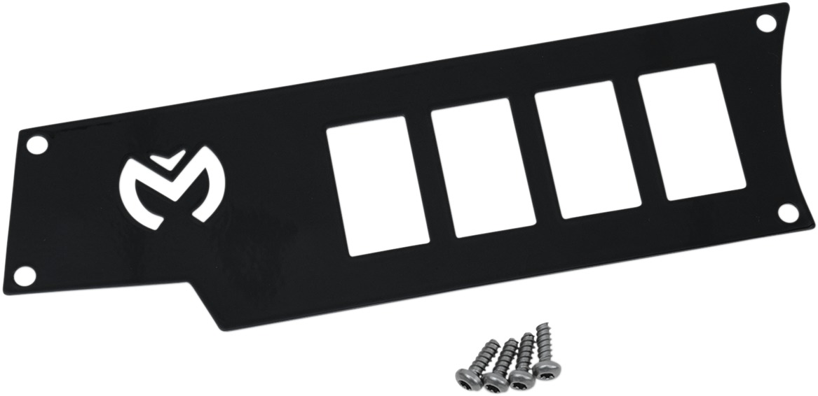 Dashplate Left Black 4Switch Small - For 15-19 Polaris RZR 900/1000 - Click Image to Close