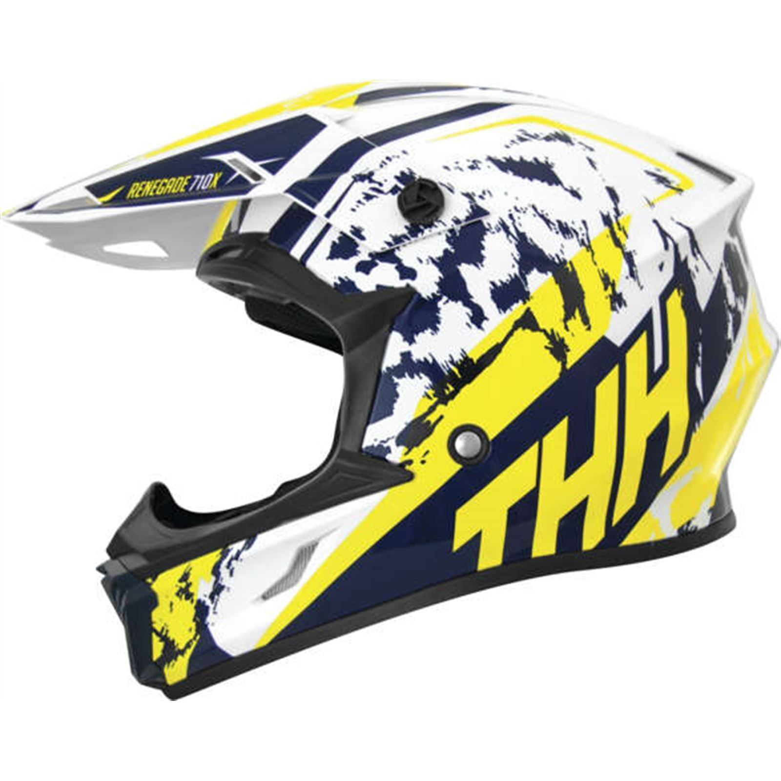 THH Helmets T710X Renegade Yel/Blu 2Xl - Click Image to Close