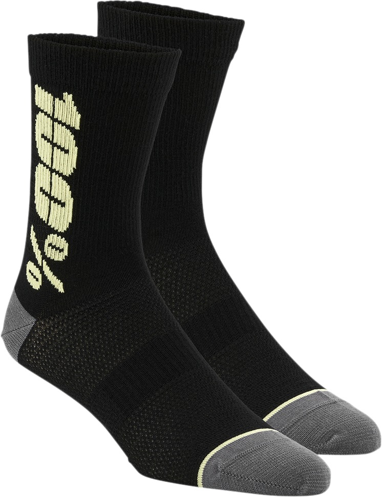 Men's Rythym Socks - Rythym Socks Blkyel Lg/Xl - Click Image to Close