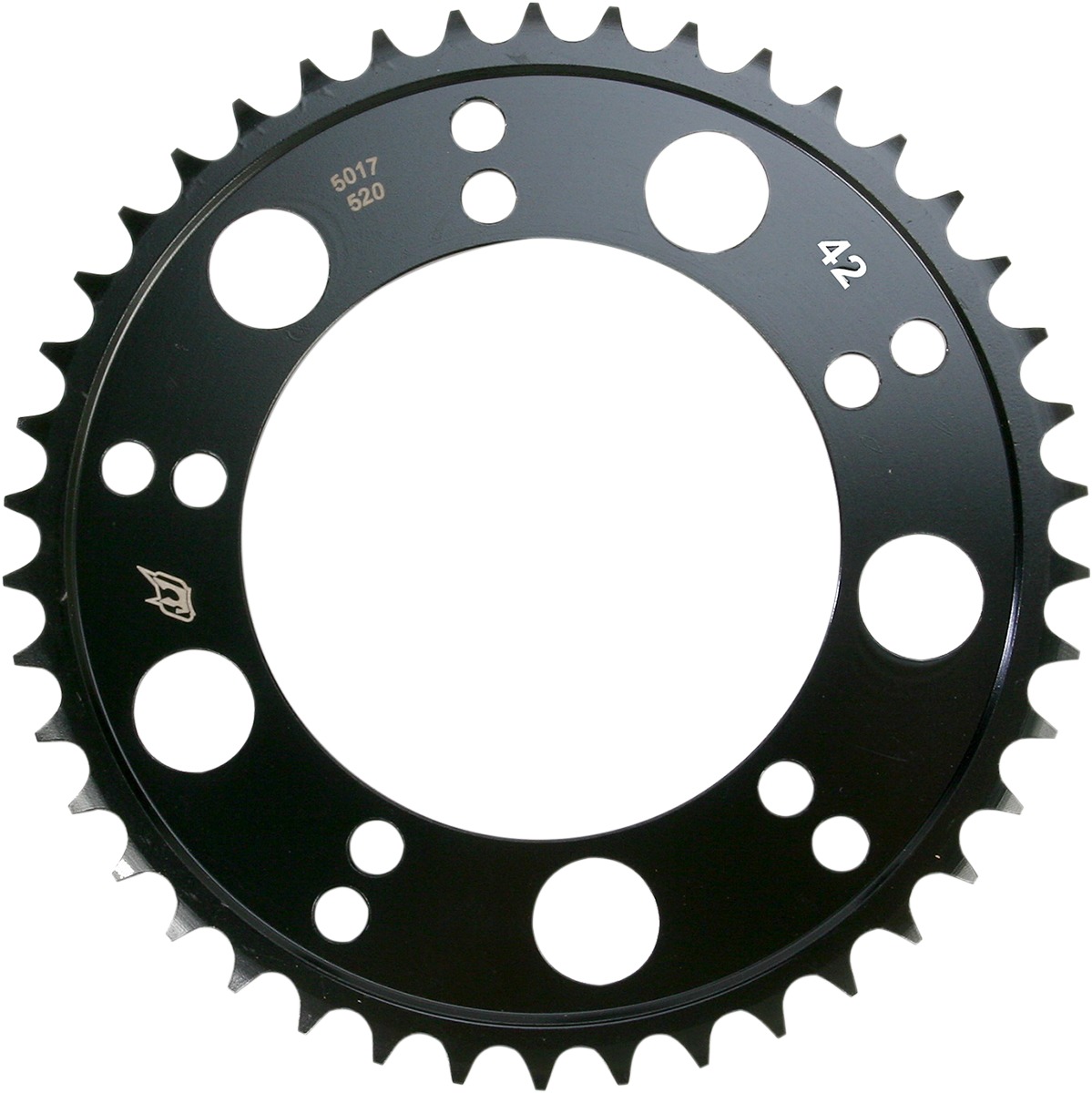 Steel 520 Rear Sprocket 42T - Black - For 00-09 Suzuki GSXR 600/750/1000 - Click Image to Close