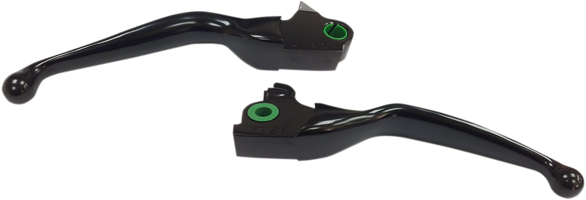 Hydraulic Brake/Clutch Lever Set Matte - Black - For 17-18 HD FLHTCUTG FLRT - Click Image to Close