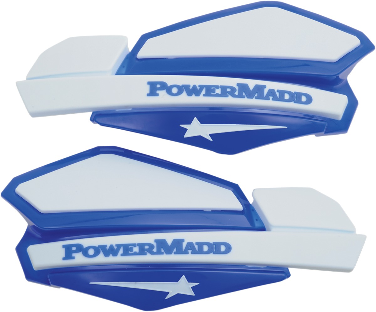 Star Series Handguards - Pwrmd Hnd Grd Blu/Wht - Click Image to Close