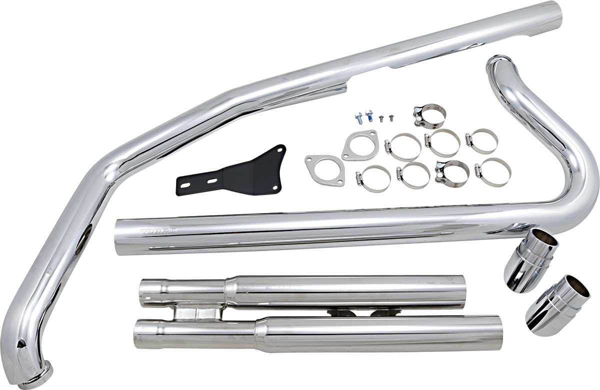 Speedster Slashdown Full Exhaust - For 04-10 Kawasaki VN2000 Vulcan - Click Image to Close